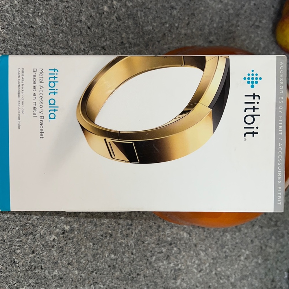 Gold Metal Fitbit Alta Metal Accessory Bracelet!
